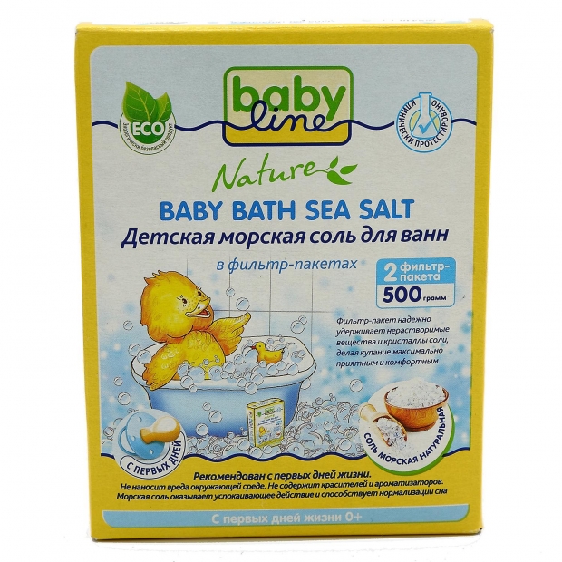 Ванны с морской солью для ребенка