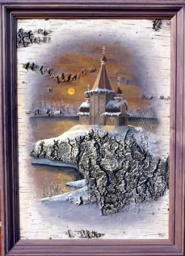 Картины на бересте Сергея Сурина, фото № 20