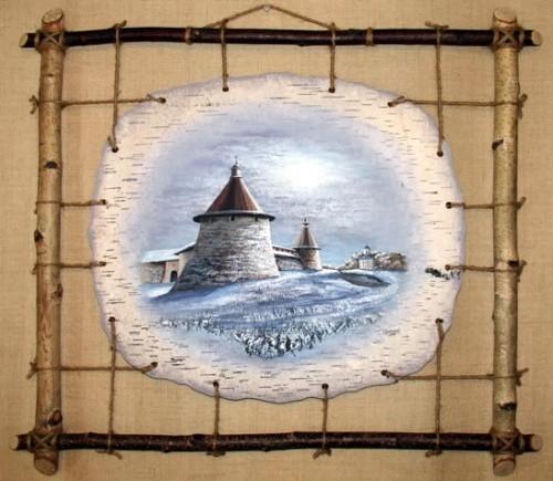 Картины на бересте Сергея Сурина, фото № 1