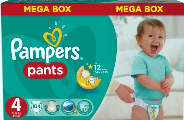 Pampers pants