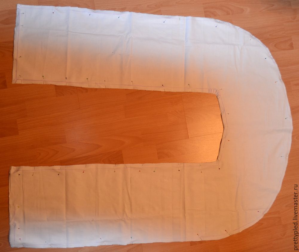 Шьем классическую подушку для беременных с чехлом, фото № 4
