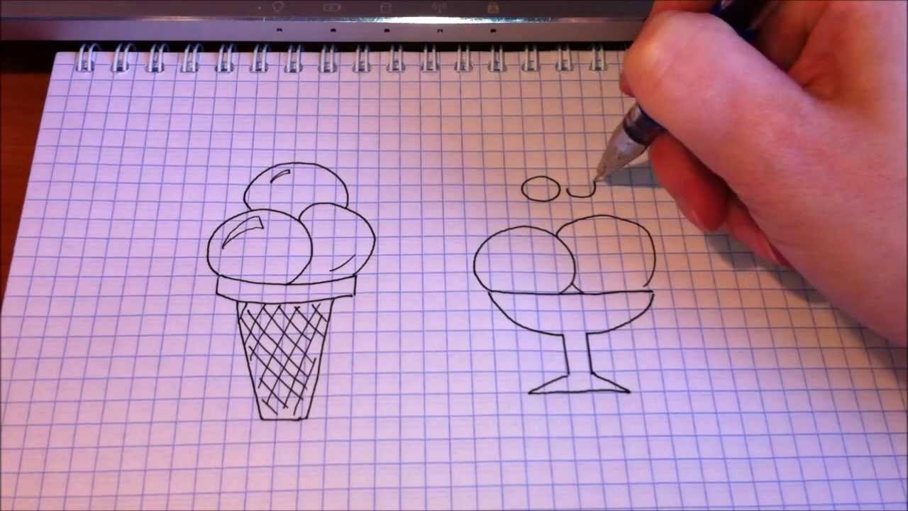 Легкие рисунки карандашом для детей 8 лет   подборка (28)