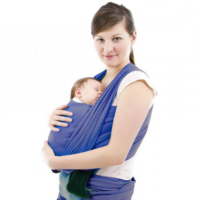 как завязывать слинг шарф для новорожденного