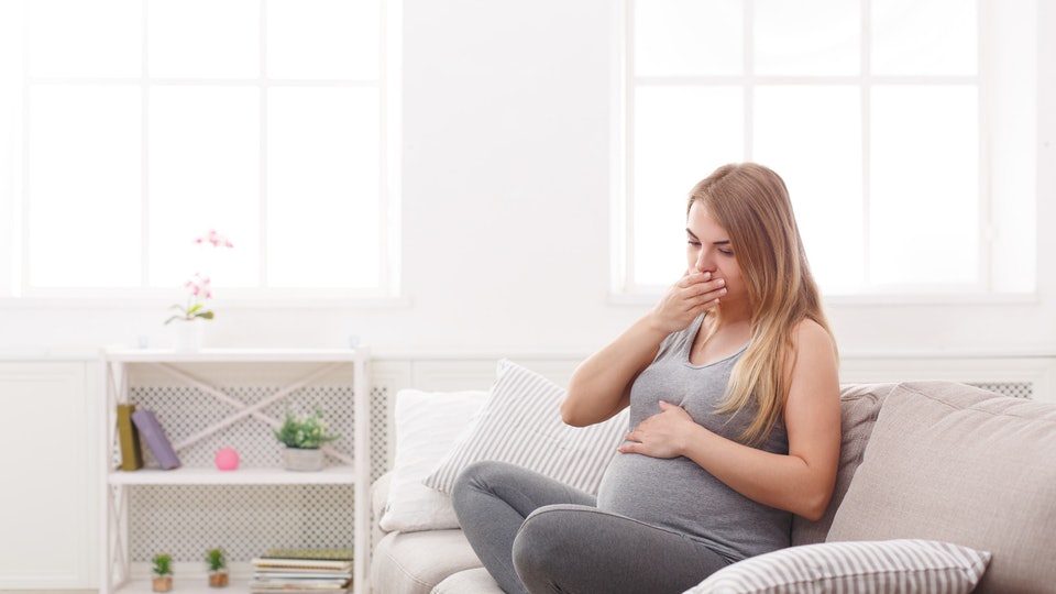 беременная испытывает дискомфорт