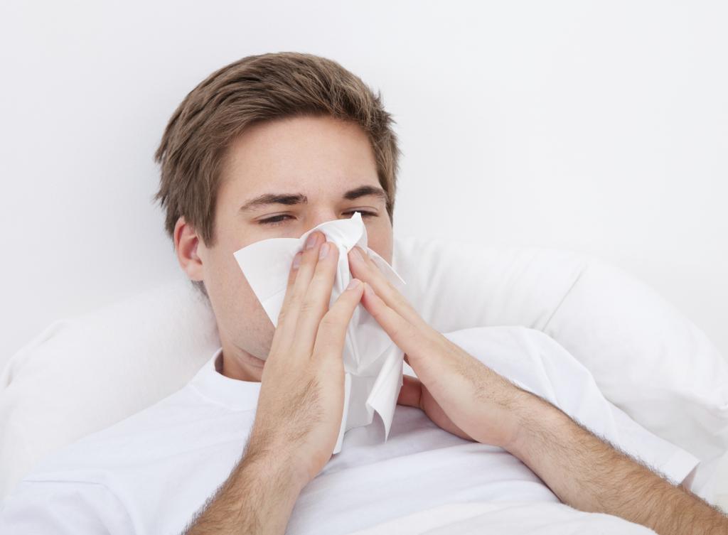 Больной гриппом