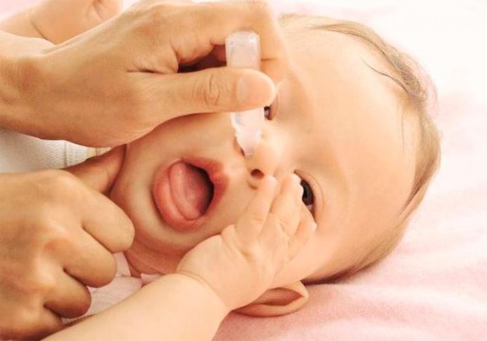 Лечение насморка у малышей