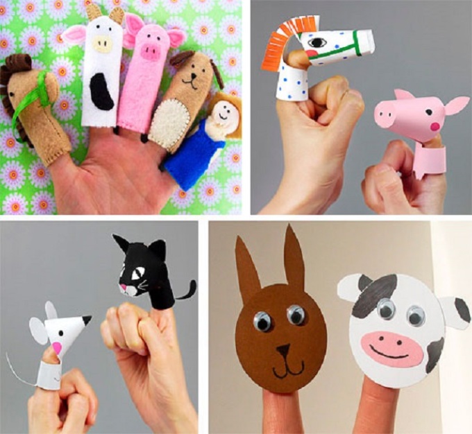 Игрушки для пальчикового кукольного театра