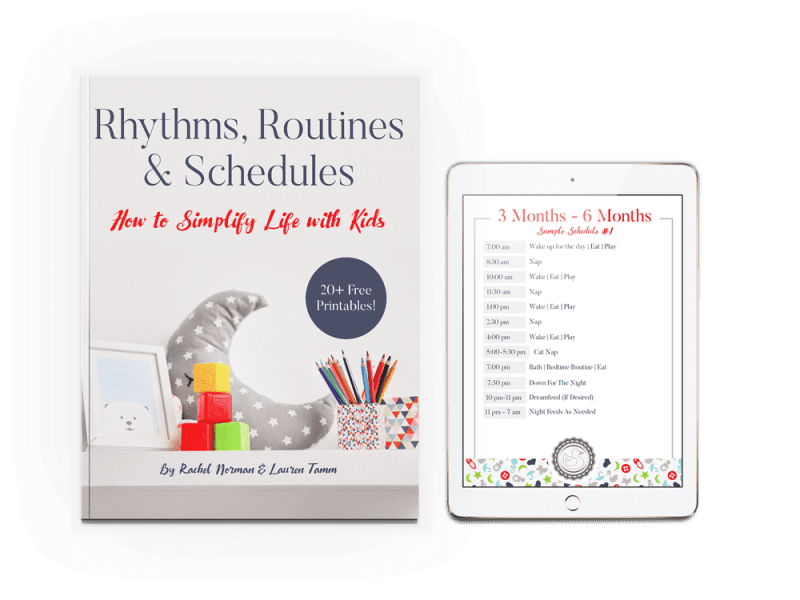 3 to 6 month sample routine book