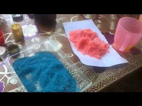 Цветной песок своими руками