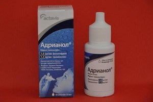 В капли для носа Адрианол входит фенилэфрин