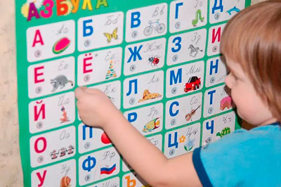 Изучение алфавита с детьми посредством игры «Карточки»