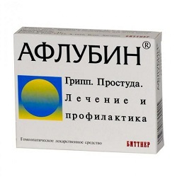 Гомеопатические таблетки Афлубин