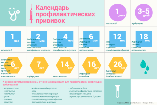 Календарь прививок