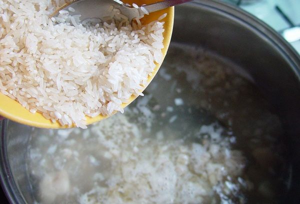 Отваривание риса