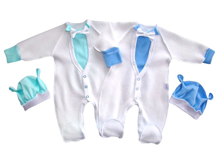 одежда с наружными швами для младенцев