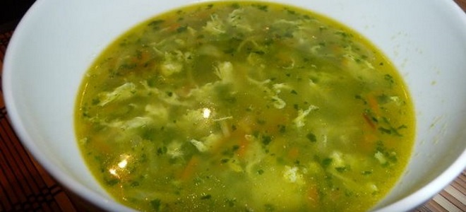 суп со шпинатом