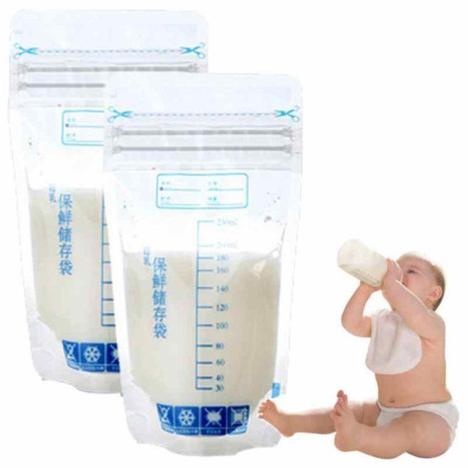 емкости для хранения грудного молока пакеты